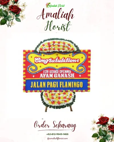 Bunga Papan Congratulation di Kepatihan